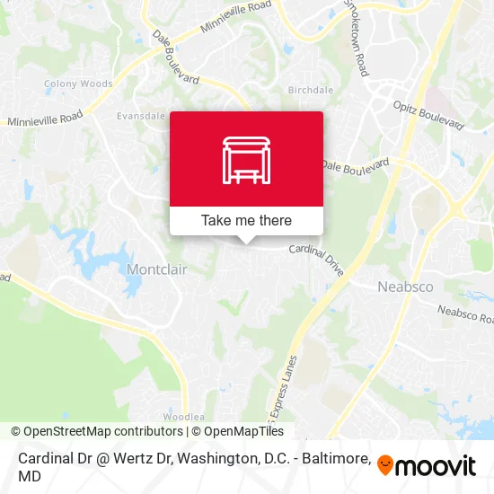 Cardinal Dr @ Wertz Dr map