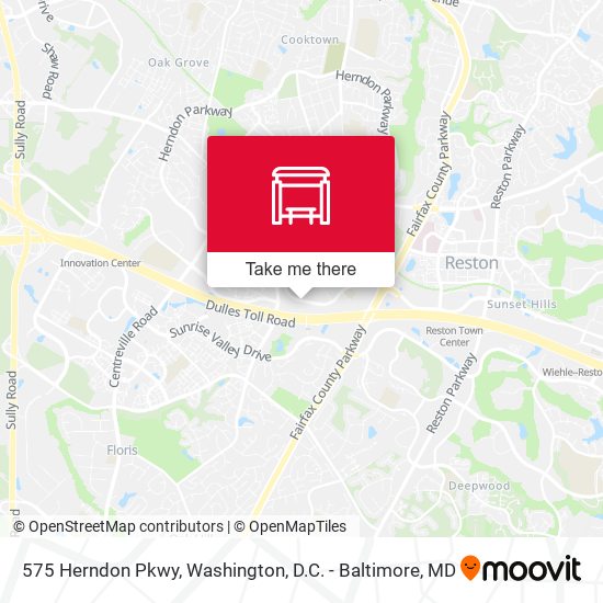 Mapa de 575 Herndon Pkwy