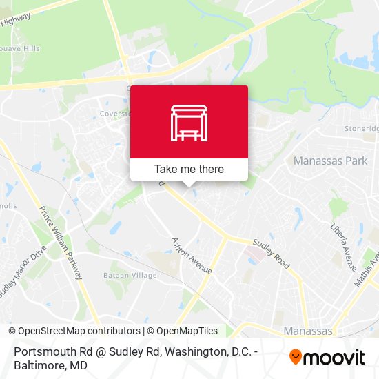 Mapa de Portsmouth Rd @ Sudley Rd
