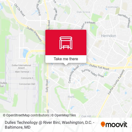 Dulles Technology @ River Birc map