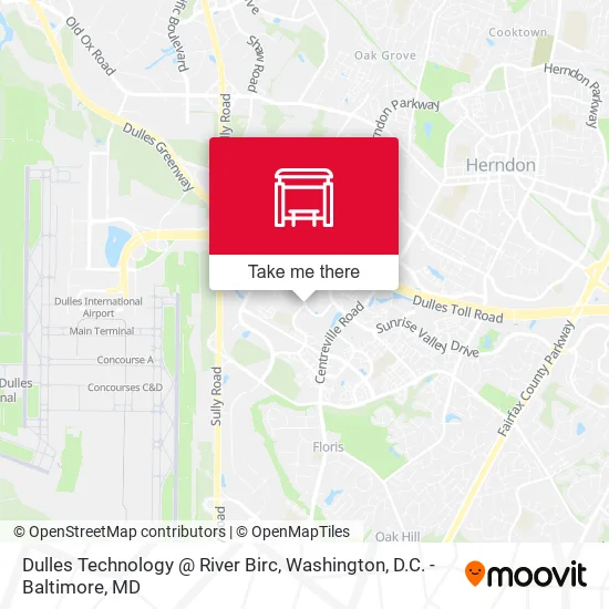 Dulles Technology @ River Birc map