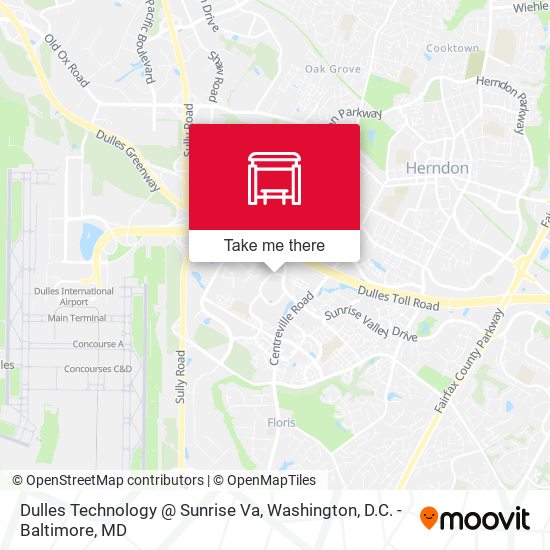 Dulles Technology @ Sunrise Va map
