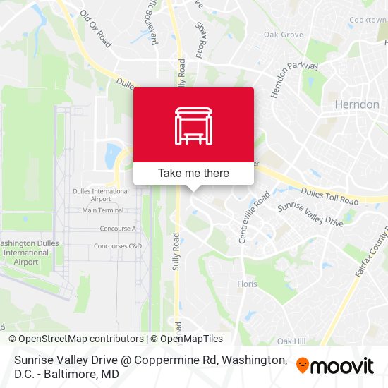 Sunrise Valley Drive @ Coppermine Rd map