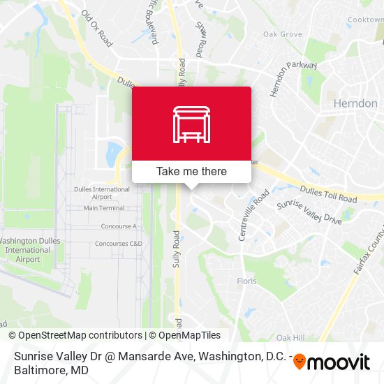 Mapa de Sunrise Valley Dr @ Mansarde Ave