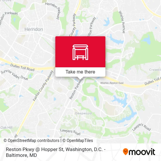 Reston Pkwy @ Hopper St map