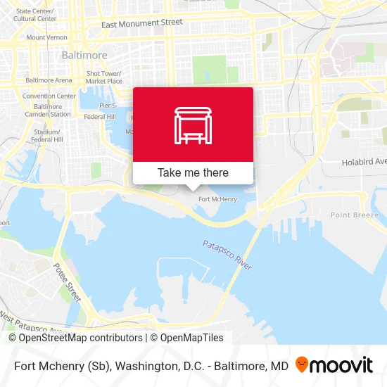 Fort Mchenry (Sb) map