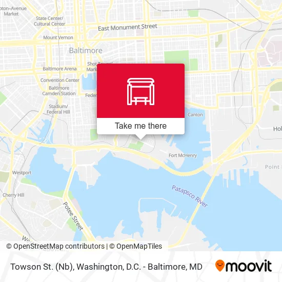 Mapa de Towson St. (Nb)