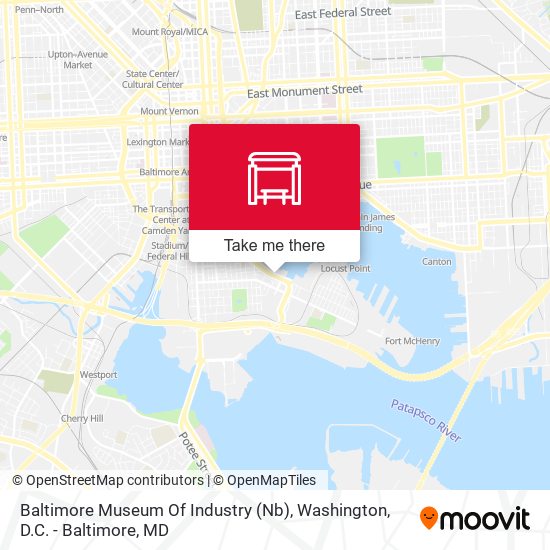 Baltimore Museum Of Industry (Nb) map