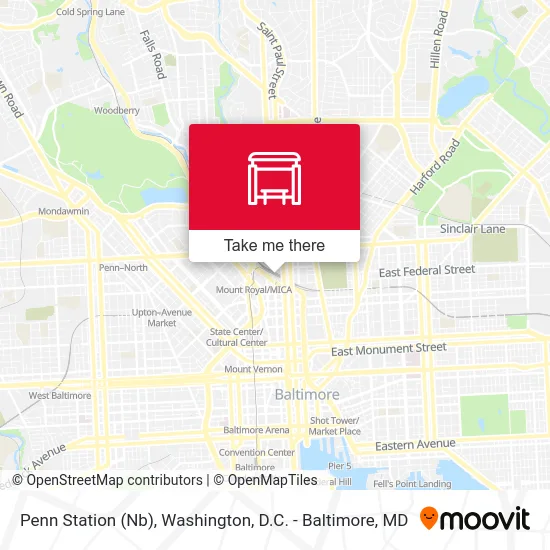 Penn Station (Nb) map