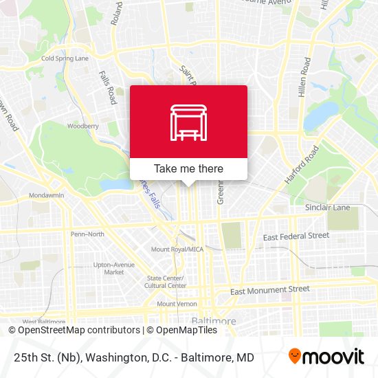 25th St. (Nb) map