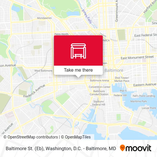 Baltimore St. (Eb) map