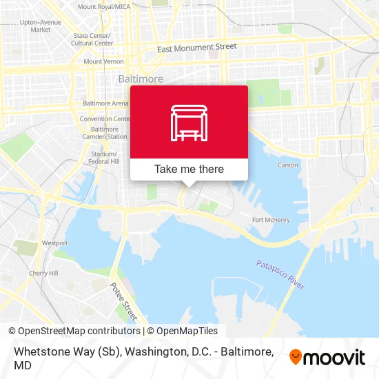 Mapa de Whetstone Way (Sb)