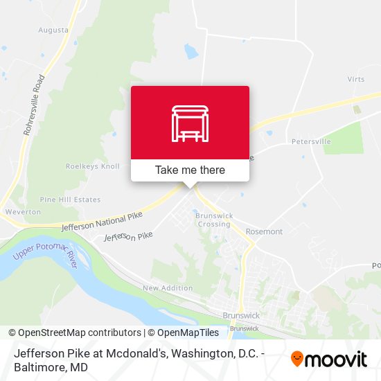 Mapa de Jefferson Pike at Mcdonald's