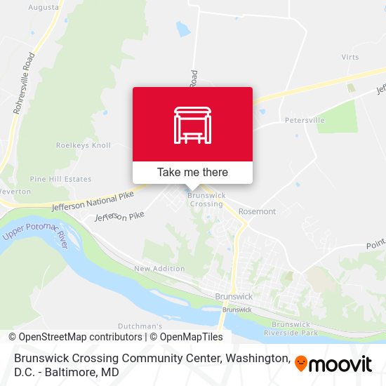 Brunswick Crossing Community Center map