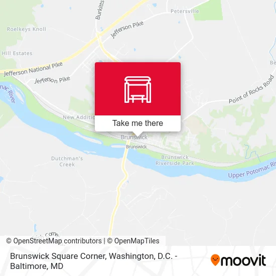 Brunswick Square Corner map