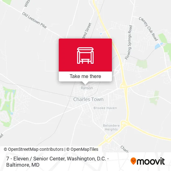 7 - Eleven / Senior Center map