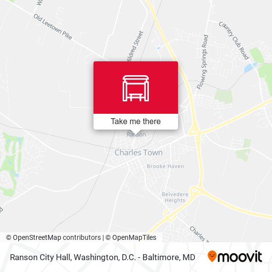 Ranson City Hall map