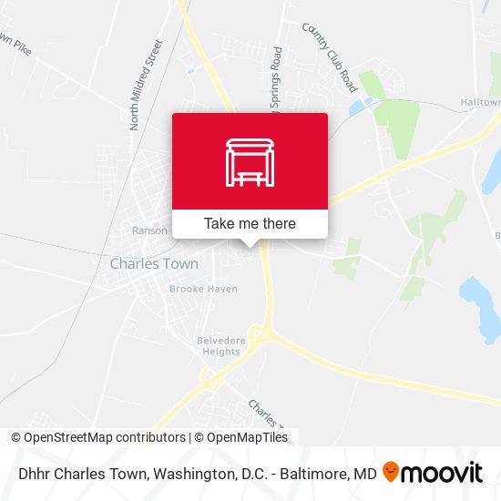 Dhhr Charles Town map