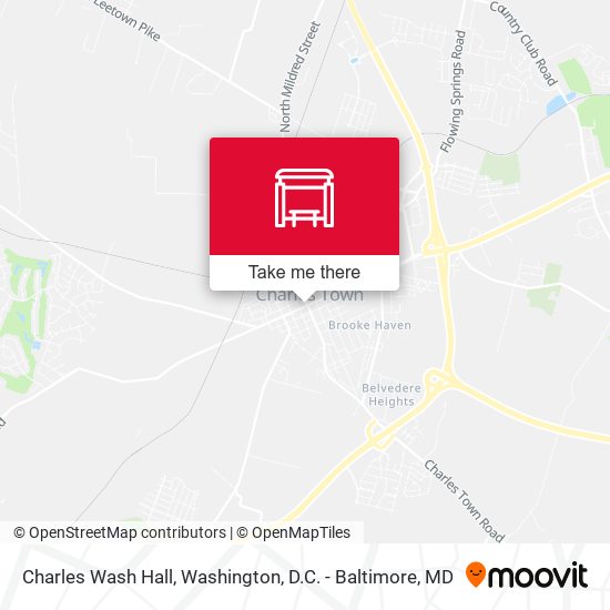 Charles Wash Hall map