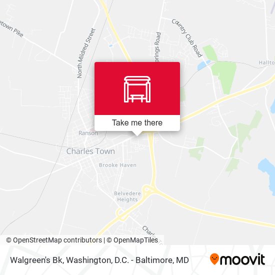 Walgreen's Bk map