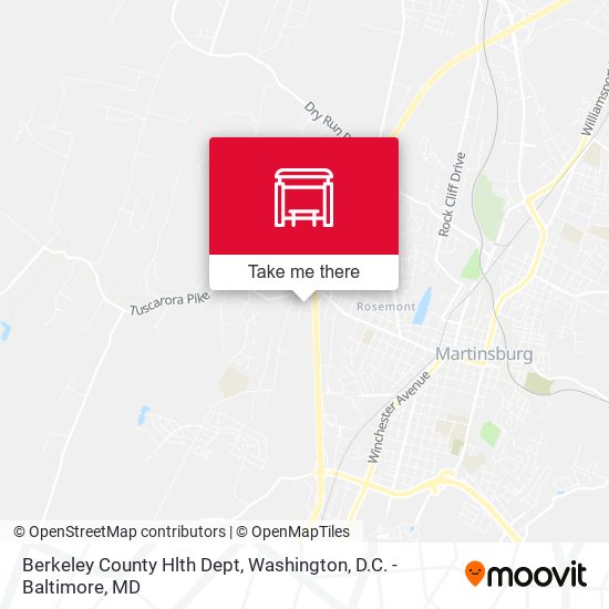Berkeley County Hlth Dept map