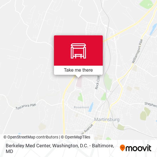 Mapa de Berkeley Med Center