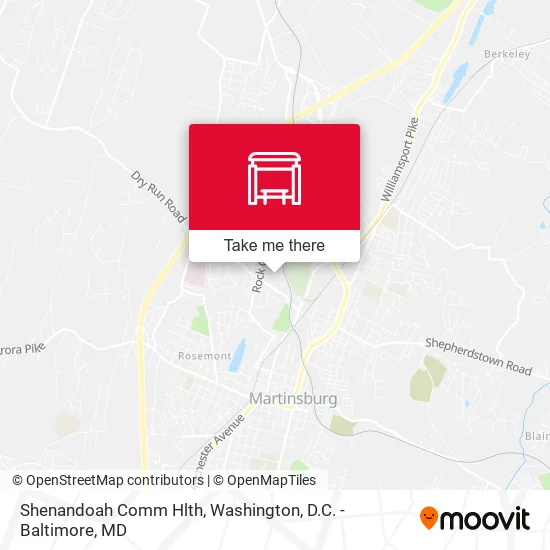 Shenandoah Comm Hlth map