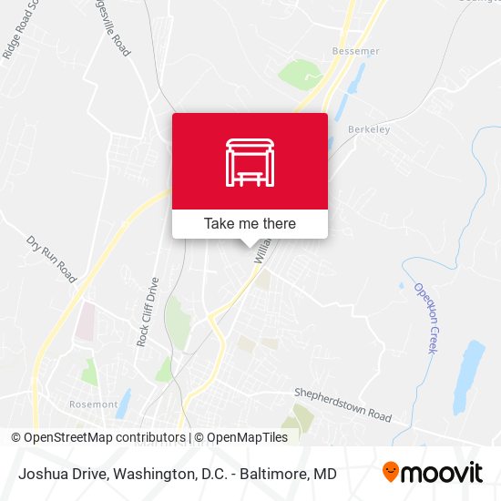 Joshua Drive map