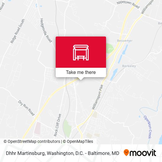 Dhhr Martinsburg map