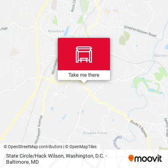 State Circle/Hack Wilson map