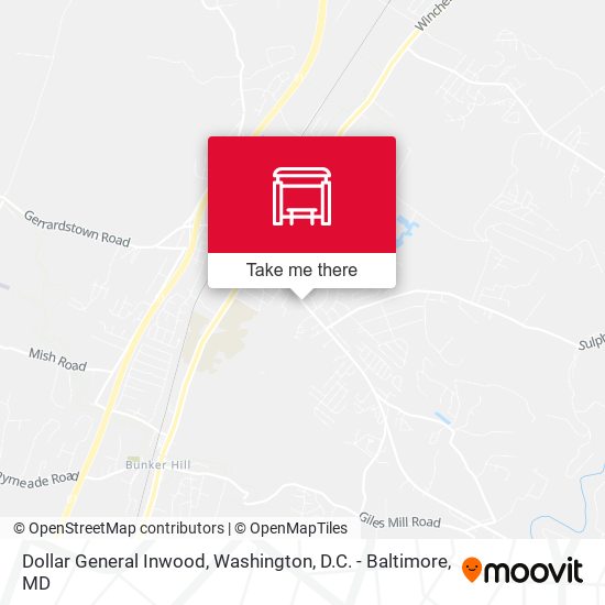 Dollar General Inwood map