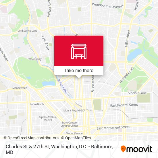 Mapa de Charles St & 27th St