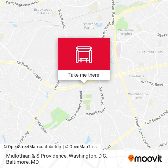 Midlothian & S Providence map