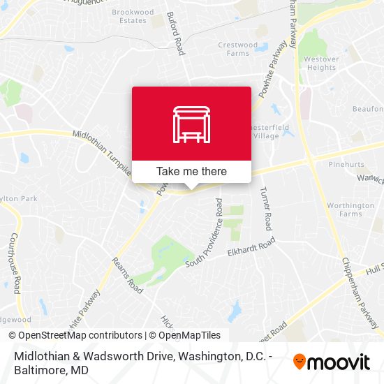 Midlothian & Wadsworth Drive map