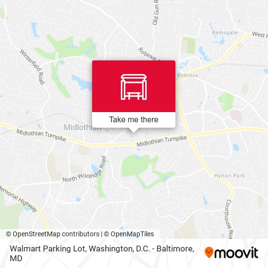 Mapa de Walmart Parking Lot
