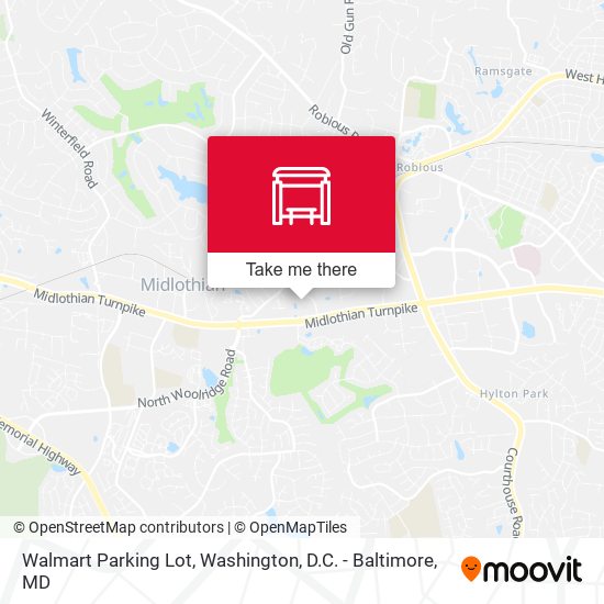 Mapa de Walmart Parking Lot
