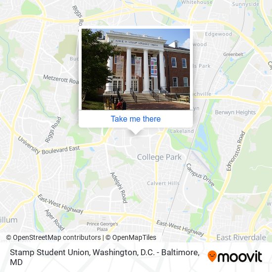 Stamp Student Union map