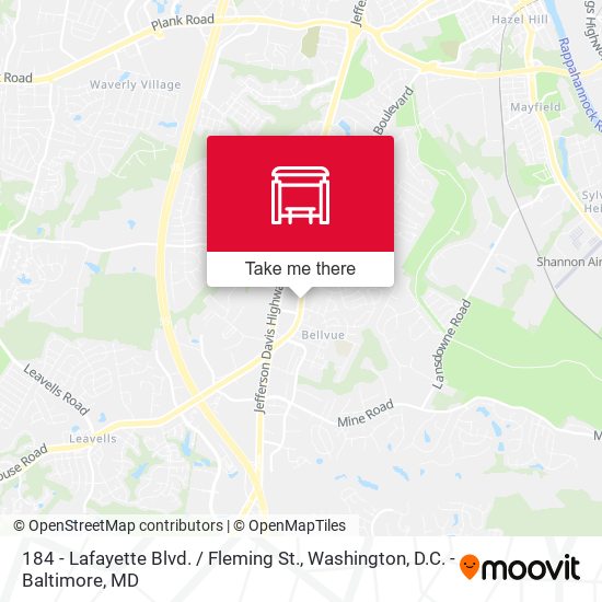 184 - Lafayette Blvd. / Fleming St. map