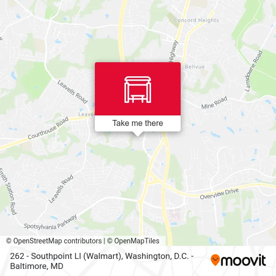 262 - Southpoint Ll (Walmart) map