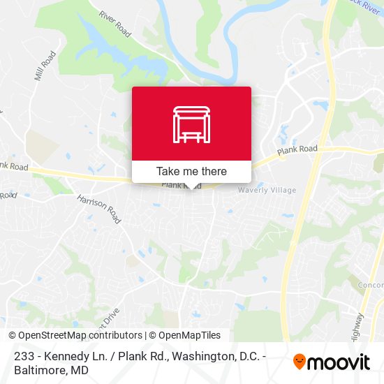 233 - Kennedy Ln. / Plank Rd. map