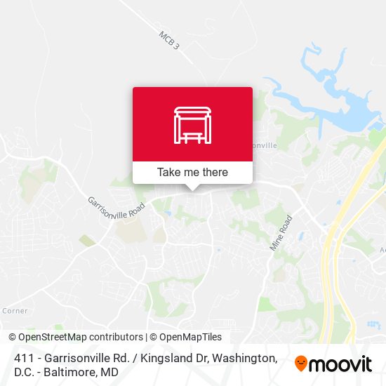 Mapa de 411 - Garrisonville Rd. / Kingsland Dr