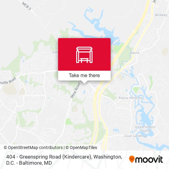 404 - Greenspring Road (Kindercare) map