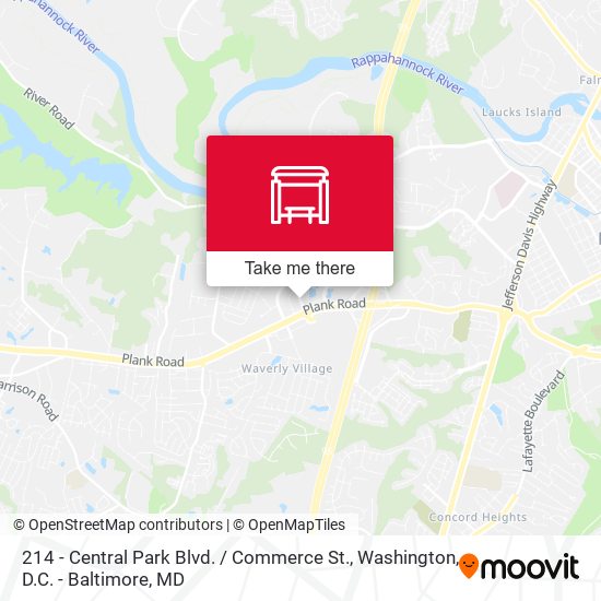 214 - Central Park Blvd. / Commerce St. map