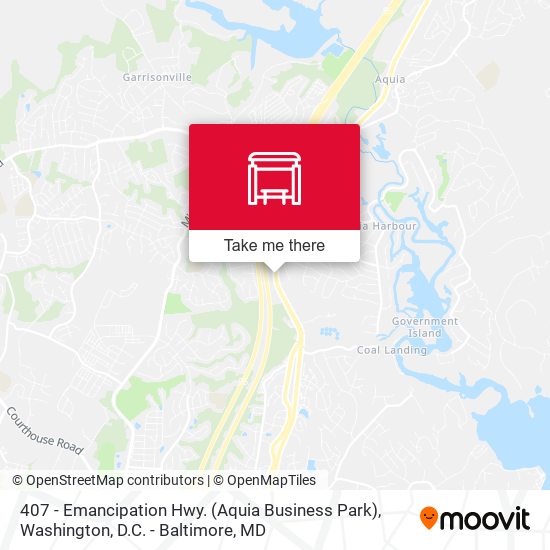 Mapa de 407 - Emancipation Hwy. (Aquia Business Park)