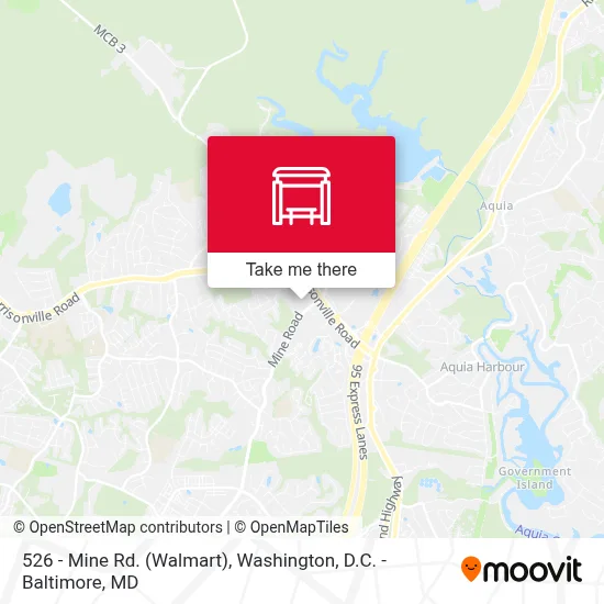 526 - Mine Rd. (Walmart) map