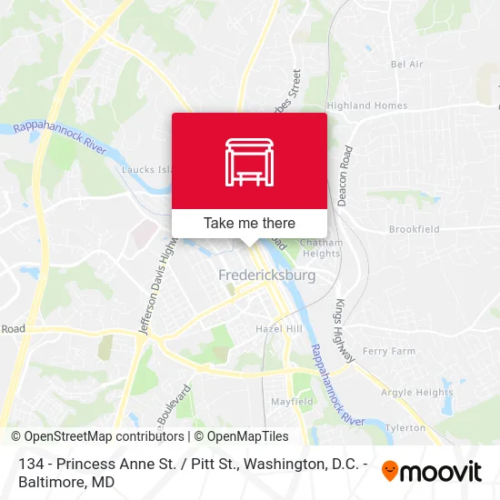 134 - Princess Anne St. / Pitt St. map