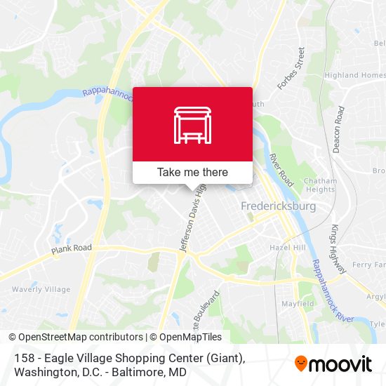 Mapa de 158 - Eagle Village Shopping Center (Giant)