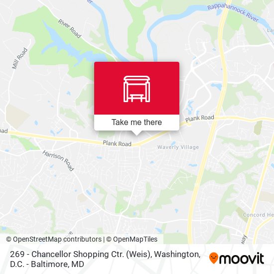 Mapa de 269 - Chancellor Shopping Ctr. (Weis)