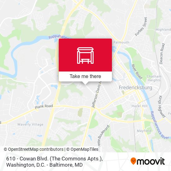 610 - Cowan Blvd. (The Commons Apts.) map