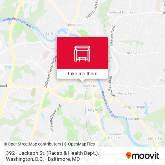 Mapa de 392 - Jackson St. (Racsb & Health Dept.)